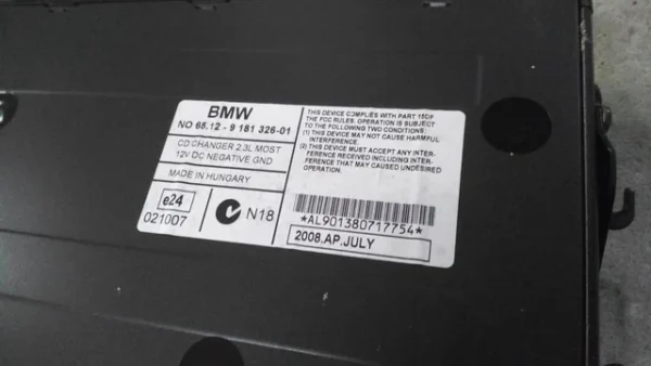 Bmw m3 e92 modulo radio