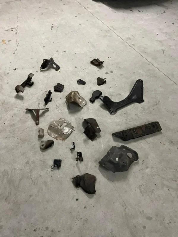 Mitsubishi lancer evo x varios soportes chapa