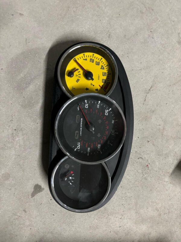 Megane 3 rs cup 250 265 275 velocimetro