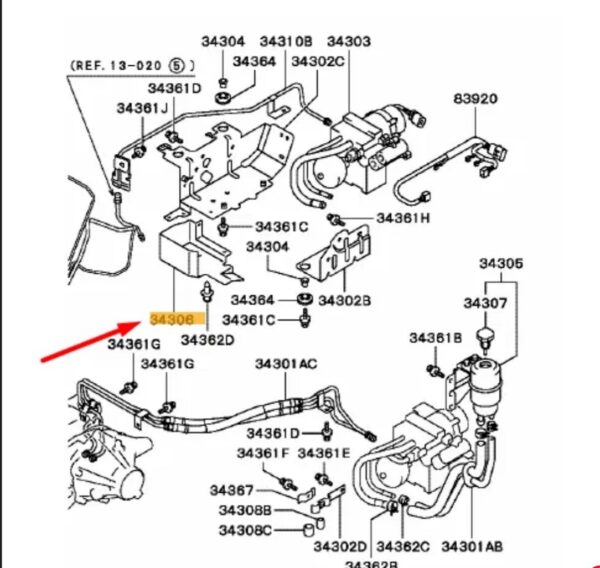 Mitsubishi lancer evo 7 8 9 tapa bomba diferencial - Imagen 3