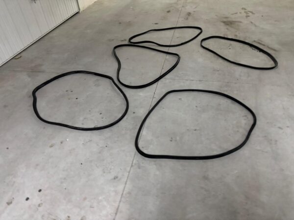 Mitsubishi lancer evo X 10 molduras gomas - Imagen 4