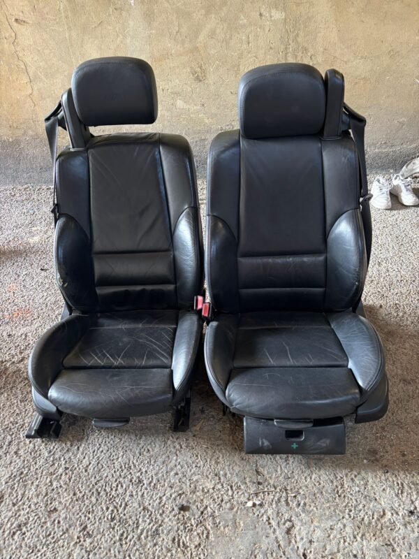 BMW m3 e46 asientos completos cuero negro - Imagen 9