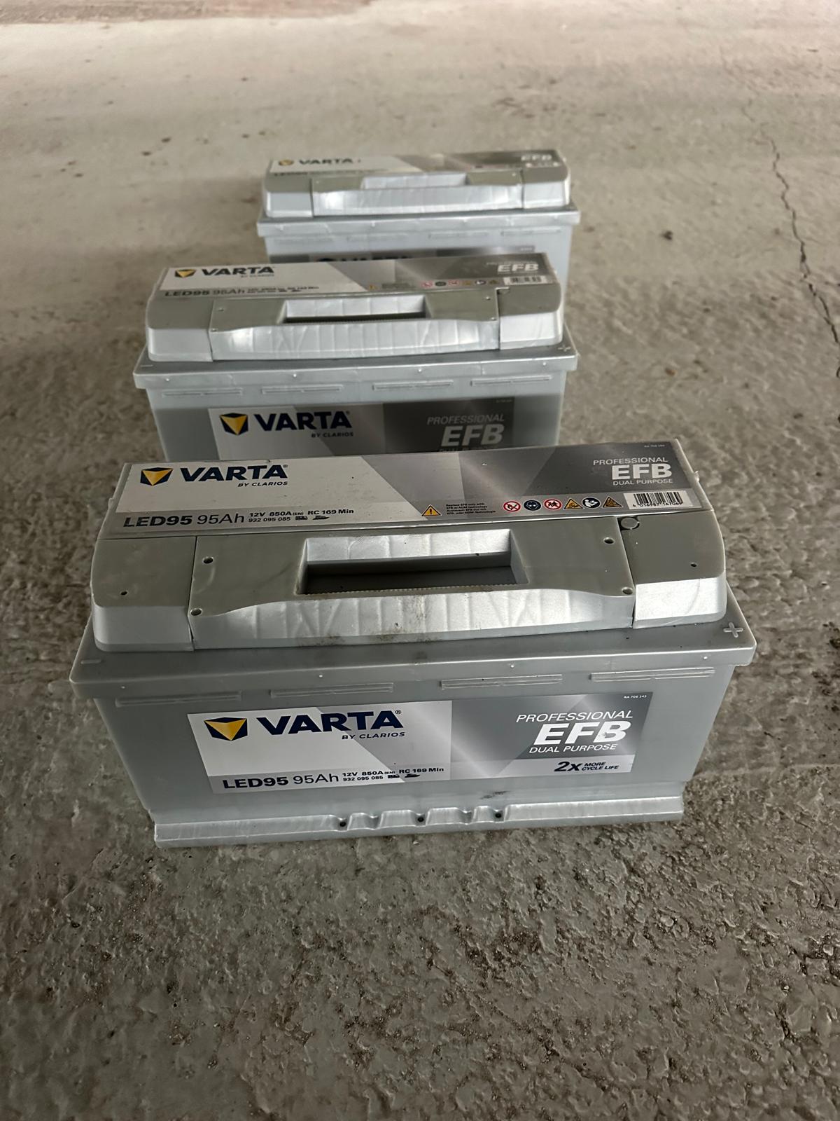 Bateria varta 12v 850 amperios 95ah NUEVA