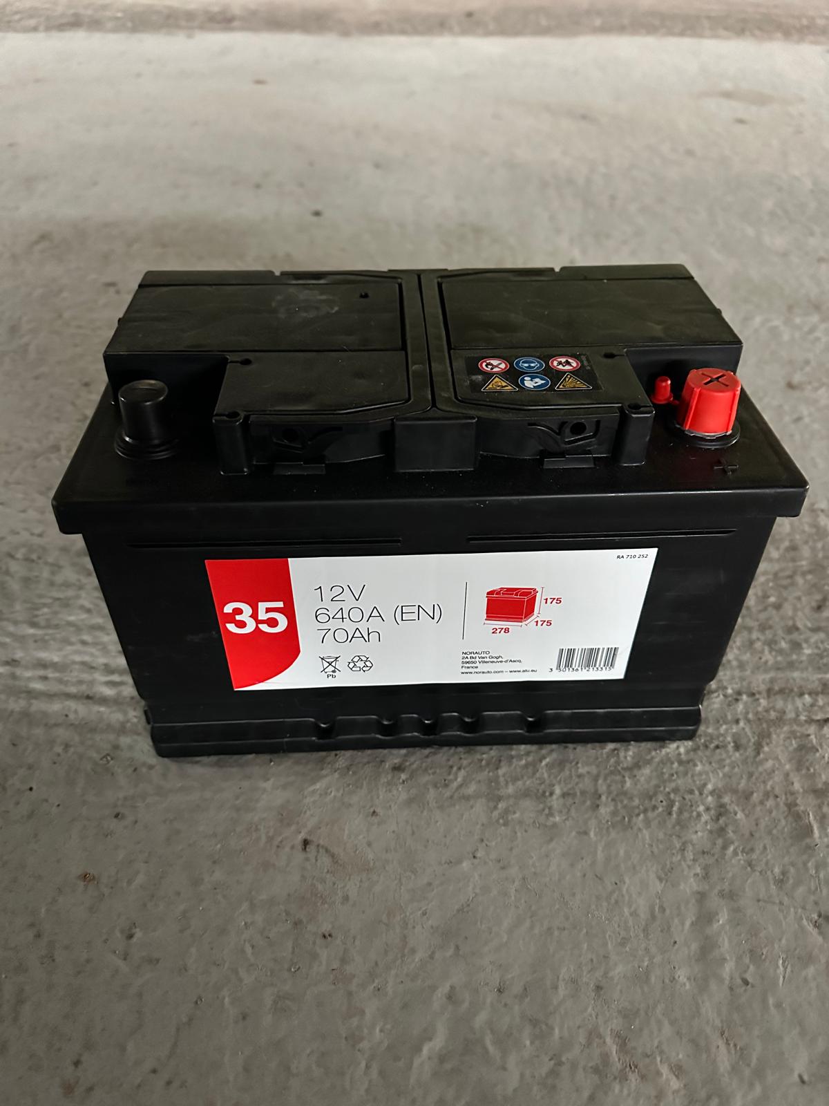 Bateria 12v 640a 70ah NUEVA